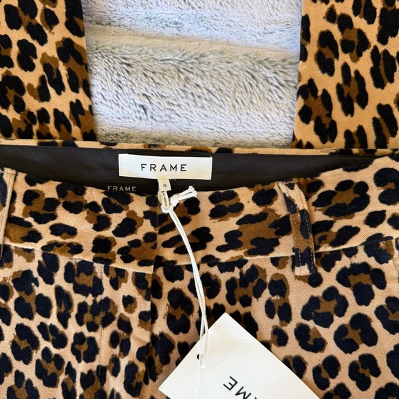 Frame Leopard Print Trousers - Picture 2 of 3